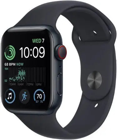 Apple Watch Series SE (2nd Gen) - Cellular - 40mm - Midnight with Midnight Sport Band